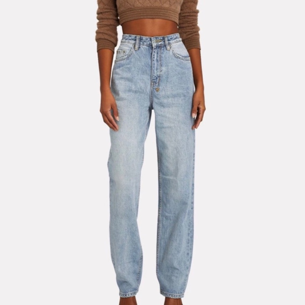 Ksubi High Rise Playback Relaxed Straight Leg Jeans
